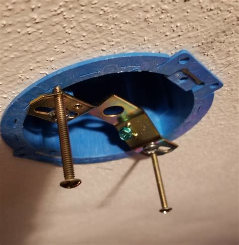 electric box fixture screws too wide|Electrical box too narrow for new light fixture : r/DIY .